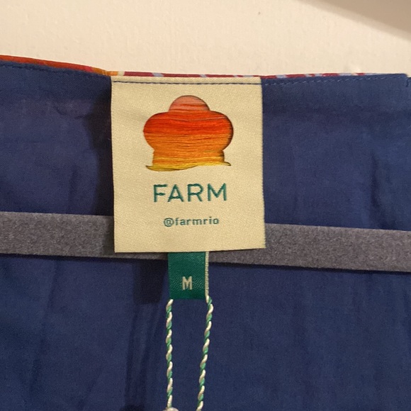 Farm Rio Navy Toucan Puff-Sleeve Midi Dress - Picture 12 of 16